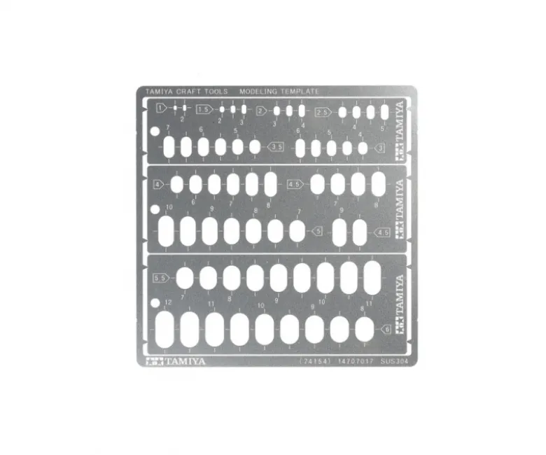 Tamiya 74154Modellier Rechteckschablonen 1-6mm