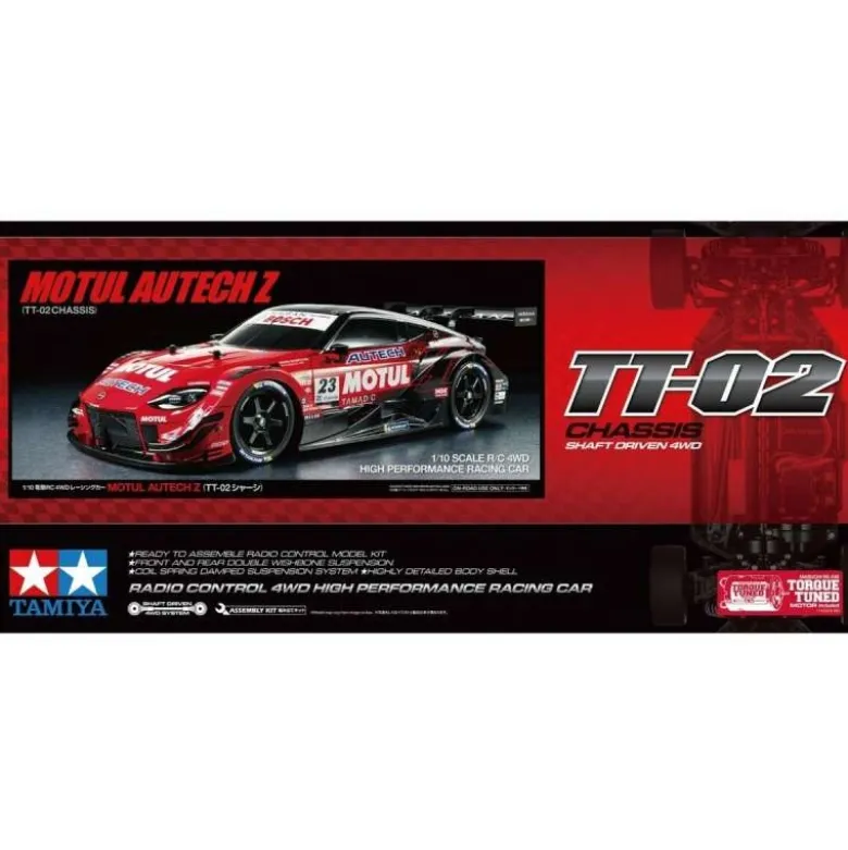 Tamiya 58735Motul Autech Z 2023 TT-02 4WD 1:10 Bausatz