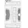 Tamiya 319115370M-Teile Frontgrill MB Actros 56335