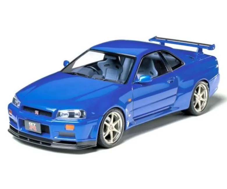 Tamiya 24210Nissan Skyline GT-R R34, Plastikbausatz, 1:24