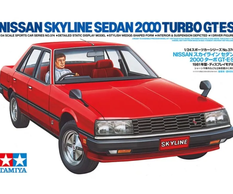 Tamiya 24374Nissan Skyline 2000 Turbo GTES Bausatz 1:24