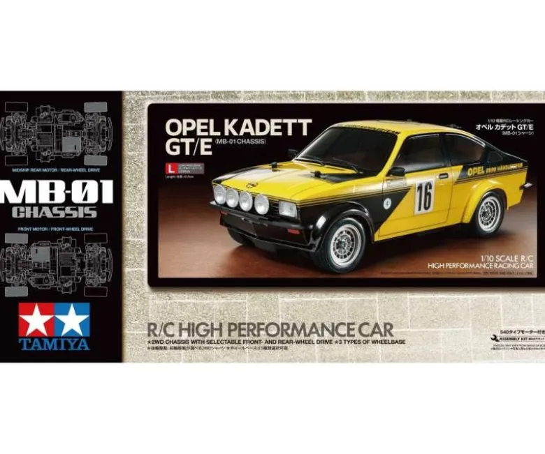 Tamiya 58729Opel Kadett GT/E Rallye MB-01 Bausatz