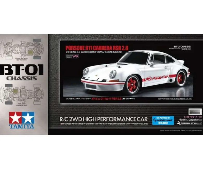 Tamiya 58740Porsche Carrera RSR 2.8 BT-01 2WD 1:10 Bausatz