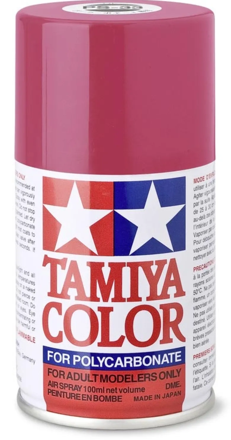 Tamiya 86033PS-33 Kirschrot Polycarbonat 100ml