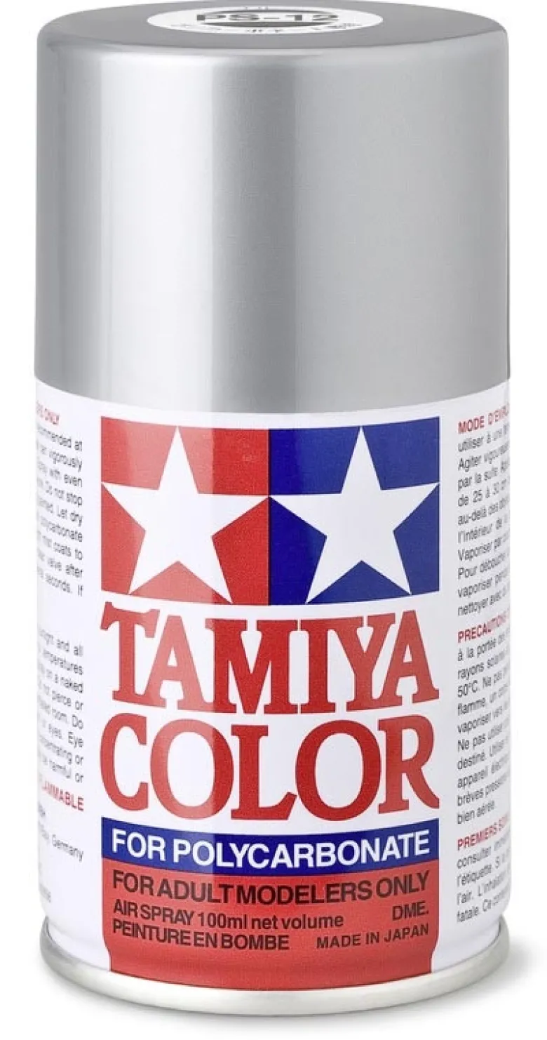 Tamiya 86012PS-12 Silber Polycarbonat 100ml