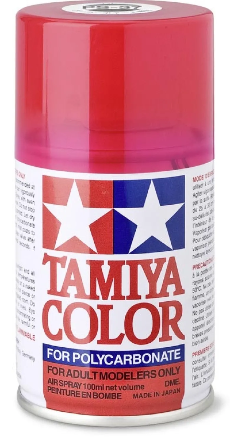 Tamiya 86037PS-37 Translucent Rot Polycarbonat 100ml