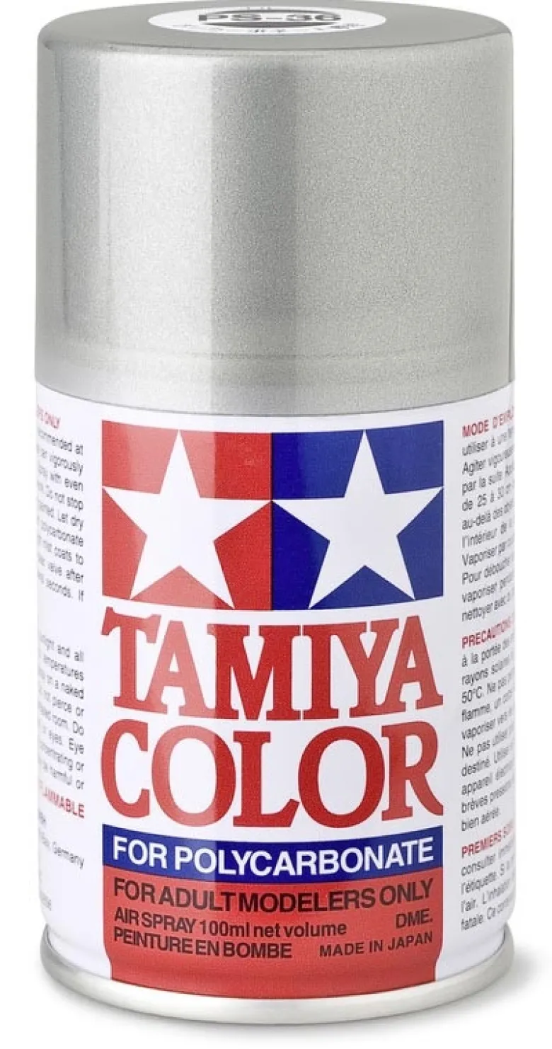 Tamiya 86036PS-36 Translucent Silber Polycarbonat 100ml