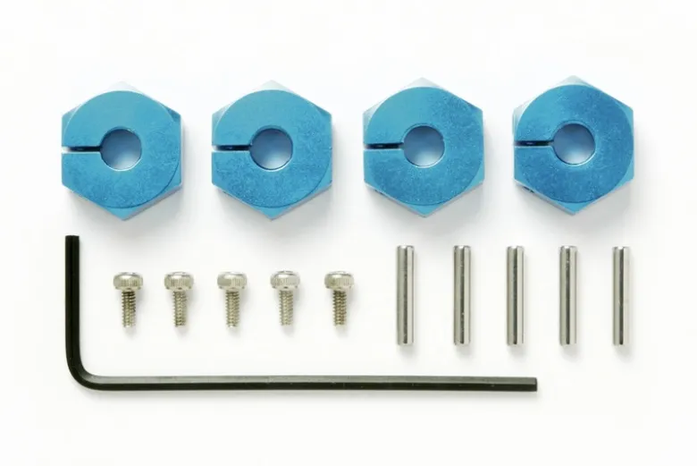 Tamiya 53823Radmitnehmer Alu sichernd 5mm dick 12mm Sechskannt