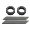 Tamiya 54861Reifen 26mm Rally Block weich für 1/10 Onroad inkl. Einlage