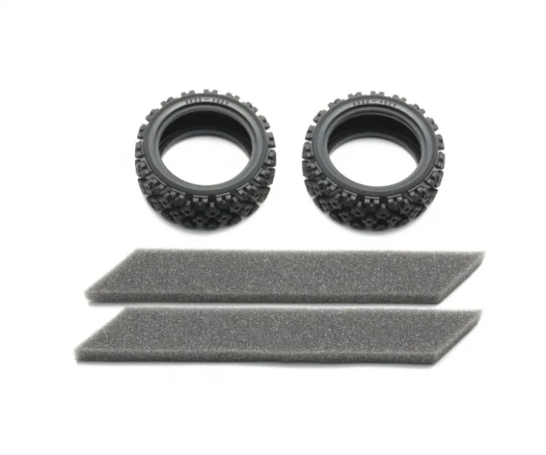 Tamiya 54861Reifen 26mm Rally Block weich für 1/10 Onroad inkl. Einlage