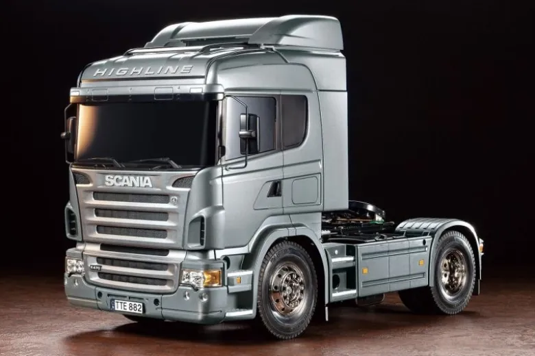 Tamiya 56364Scania R470 Silber Edition 1:14 Truck RC Bausatz fertig lackiert