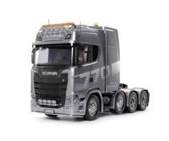 Tamiya 56376Scania 770S 8x4/4 Truck 1:14 Gun Metall Lackierung
