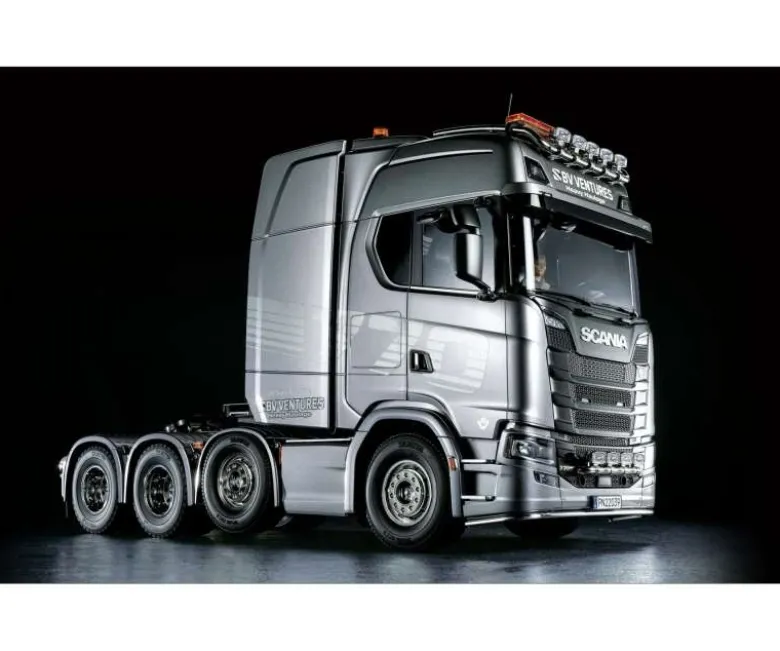 Tamiya 56376Scania 770S 8x4/4 Truck 1:14 Gun Metall Lackierung