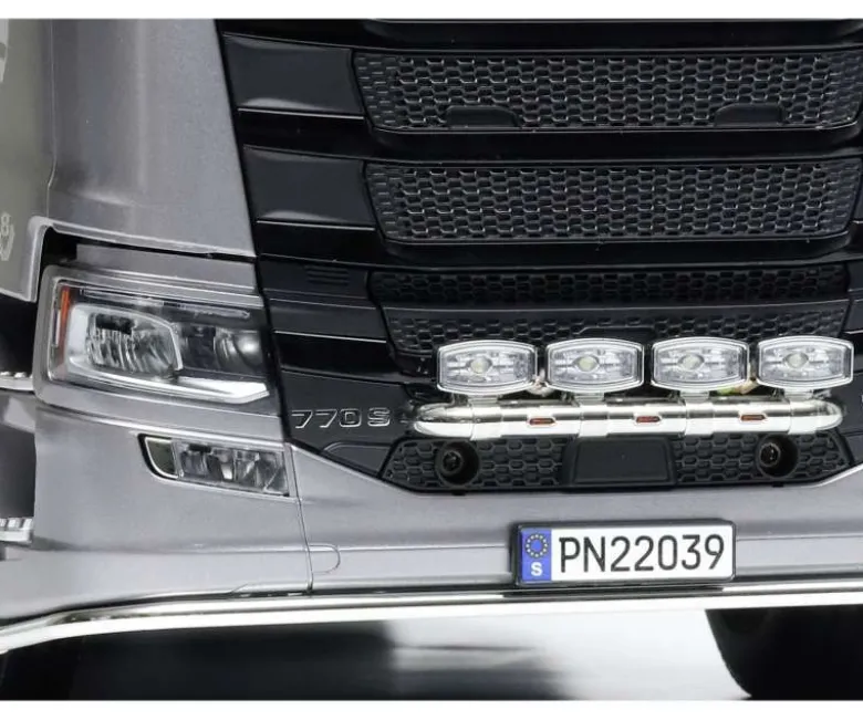 Tamiya 56376Scania 770S 8x4/4 Truck 1:14 Gun Metall Lackierung