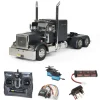 Tamiya 56356SETGrand Hauler schwarz matt Edition 1:14 2,4GHz Komplettset mit Carbon-Look Steuerung