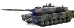 Tamiya 56020SETLEOPARD 2 A6 1/16 Panzer Full Option 2,4GHz Komplettset mit Carbon Look Steuerung