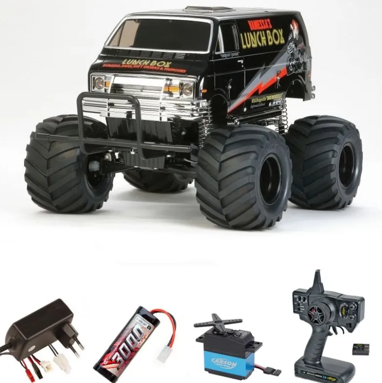 Tamiya 58546SETLunch Box Black Edition 1:12 Offroad Komplettset