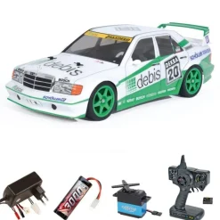 Tamiya 58656SETMercedes Benz 190E debis Zakspeed 1/10 TT-01E Komplettset