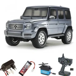 Tamiya 58675SETMercedes G-Klasse G500 1:10 Cross Country CC-02 Komplettset TLU-01 LED Lichteinheit und LEDs inklusive!