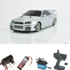 Tamiya 58605SETNISMO R34 GT-R Z-Tune TT-02D 1:10 Drift Komplettset
