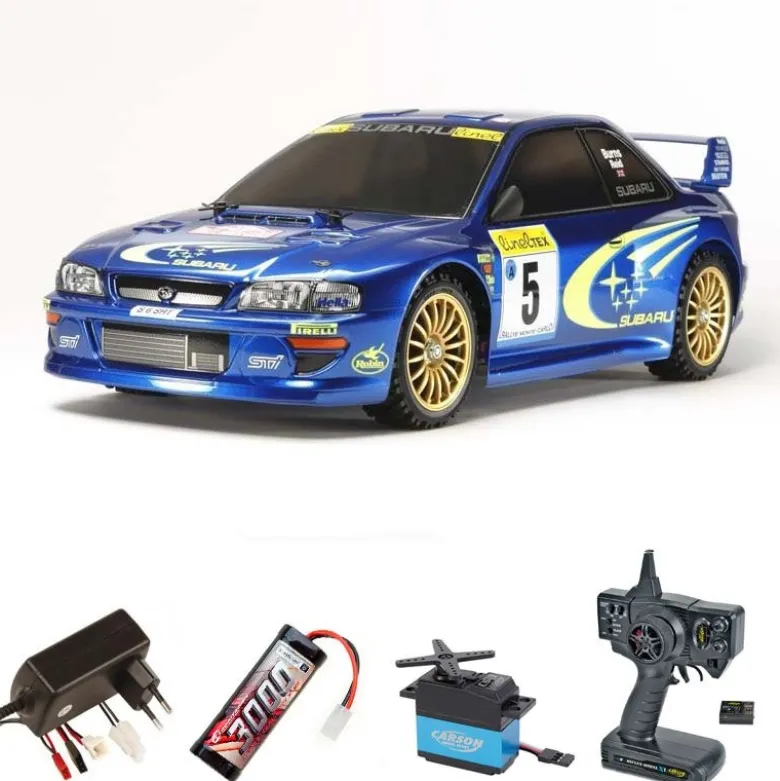 Tamiya 58631SET1:10 RC Subaru Impreza MC 99 (TT-02) 2,4Ghz Komplettset