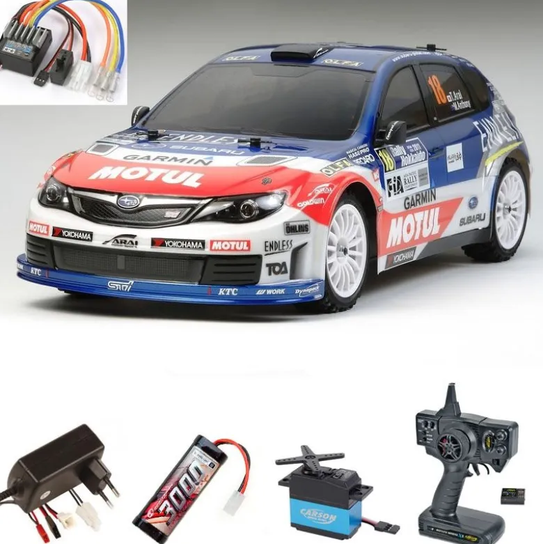 Tamiya 58528SETSubaru Impreza WRX STi Team Arai XV-01 Komplettset