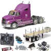 Tamiya 56309SET3Truck Ford Aeromax komplett + MFC-01, Flachbett, Kugellager mit Carbon-Look Steuerung