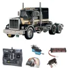 Tamiya 56336SETTruck King Hauler Black Edition 2,4GHz Komplettset mit Carbon-Look Steuerung