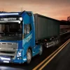 Tamiya 56375SETTRVolvo FH16 XL 750 4x2 Globetrotter Truck 1:14 SETTR Komplettset + Flachbett,LED-Licht Carbon-Look Funke