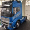 Tamiya 56375SET3Volvo FH16 XL 750 4x2 Globetrotter Truck 1:14 SET3 Komplettset + MFC-03, Flachbett, Carbon-Look Funke