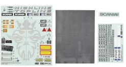 Tamiya 309495581Sticker Beutel Scania R620 6x4 Highline