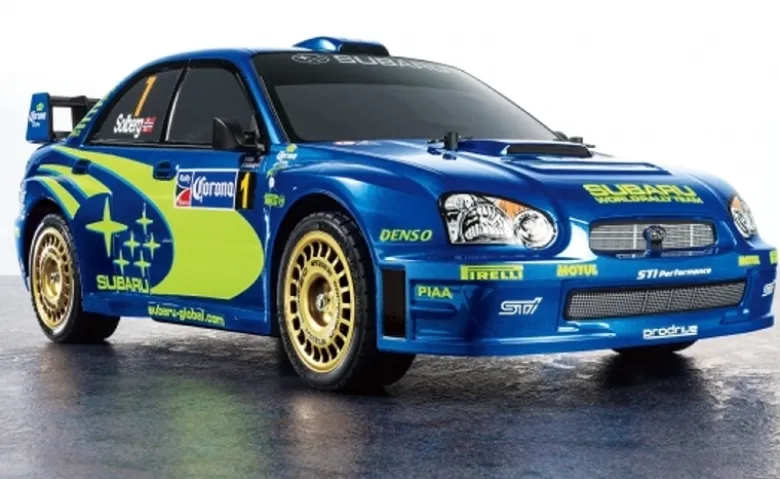 Tamiya 47372Subaru Impreza WRX 2004 1/10 4WD RC Rally-Fahrzeug TT-01E