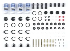 Tamiya 42102TRF Alu Dämpfer Set Touring 1:10 Profi Kit TT-01 TT-02 das beste Dämpferset am Markt