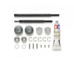 Tamiya 565541:14 Truck Achswellen-Set verstärkt (1) 2/3 - Achser