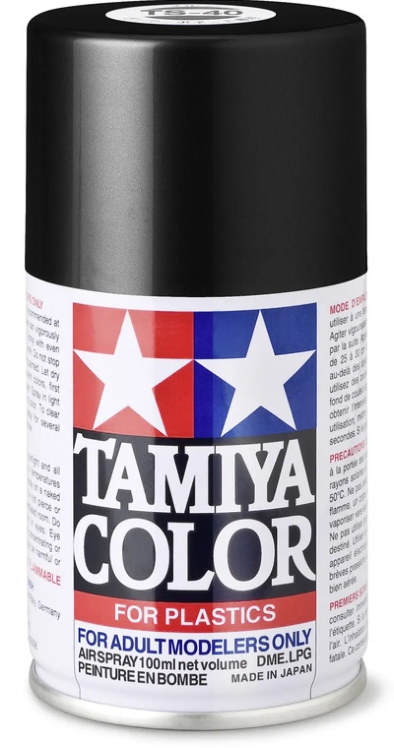 Tamiya 85040TS-40 Metallic Schwarz glänzend 100ml