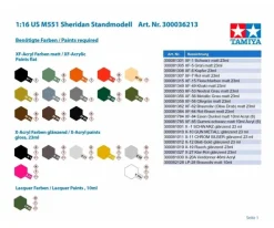 Tamiya 36213US M551 Sheridan Standmodell 1:16