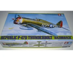 Tamiya 61086US Re. P-47D Thunderbolt Razorback, Plastikbausatz, 1:48