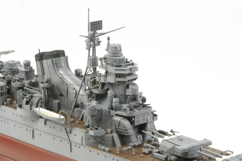 Tamiya 78024WWII JPN Schwerer Kreuzer Tone, Plastikbausatz, 1:350
