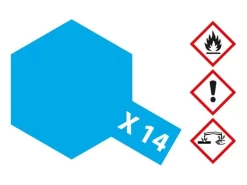 Tamiya 81014X-14 Himmelblau glänzend 23 ml Acrylfarbe