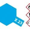 Tamiya 81023X-23 Klar-Blau glänzend 23ml Acrylfarbe