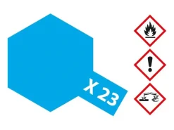 Tamiya 81023X-23 Klar-Blau glänzend 23ml Acrylfarbe