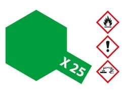 Tamiya 81025X-25 Klar-Grün glänzend 23ml Acrylfarbe