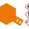 Tamiya 81006X-6 Orange glänzend 23 ml Acrylfarbe