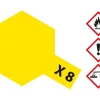 Tamiya 81008X-8 Zitronen-Gelb glänzend 23 ml Acrylfarbe