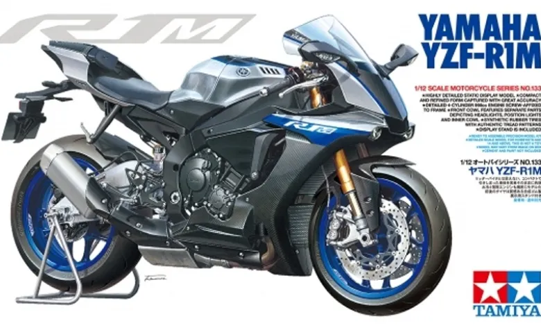 Tamiya 14133Yamaha YZF-R1M 1:12 Motorrad Plastik Bausatz