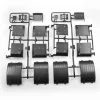 Tamiya 319225196Y-Teile (2) Kotflügel hinten Volvo FH16