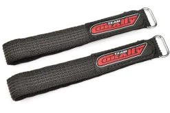 Team Corally C-50535Akku Klettbänder 300x20mm mit Metallöse - schwarz (2)