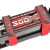 Team Corally C-50536Akku Klettbänder 300x20mm mit Metallöse - rot (2)