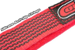 Team Corally C-50536Akku Klettbänder 300x20mm mit Metallöse - rot (2)