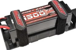 Team Corally C-50530Akku Klettbänder 250x20mm mit Metallöse - schwarz (2)